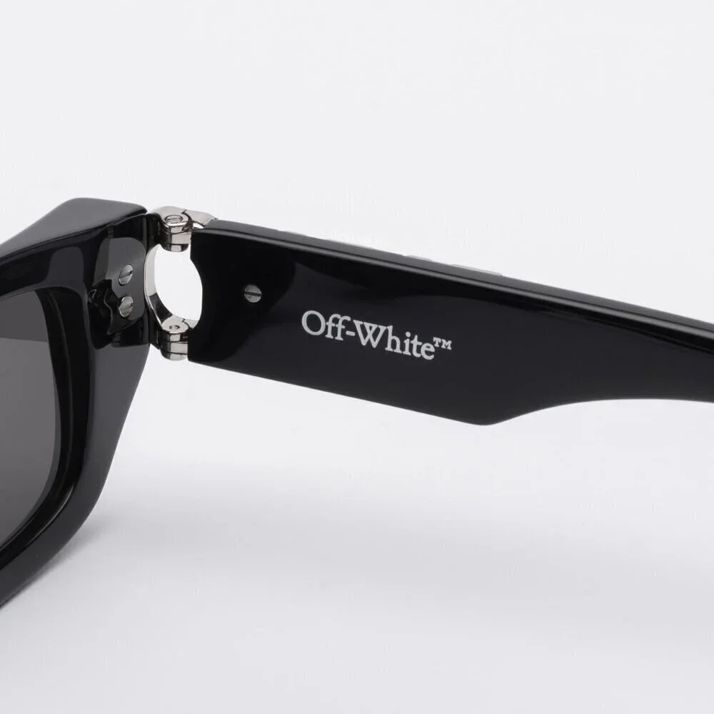 NWT Off-White Fillmore Black Rectangle 49mm Sunglasses